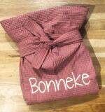 Peignoir Premium Nid d'Abeille à Capuche